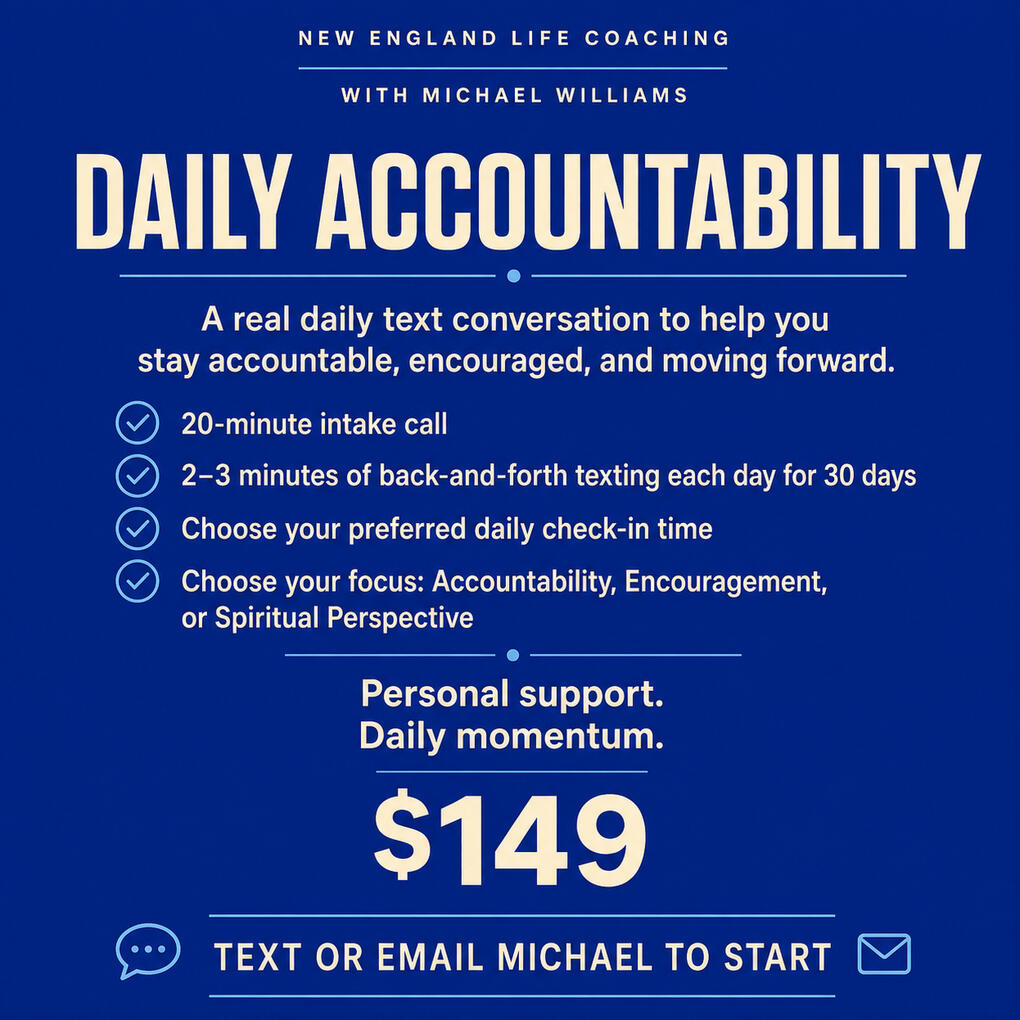 Package #2- Daily Accountability Text